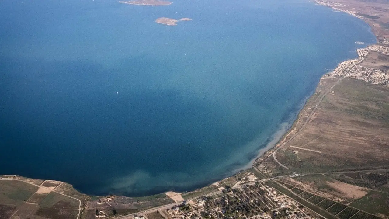 Imagen a&eacute;rea del Mar Menor (foto: Greenpeace)