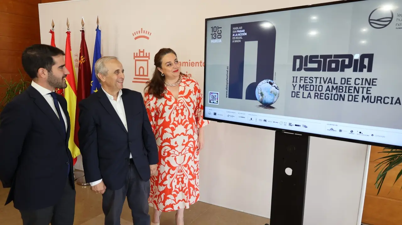 Presentaci&oacute;n del 'II Festival de Cine y Medio Ambiente Distop&iacute;a' de Murcia (foto: Ayuntamiento de Murcia)