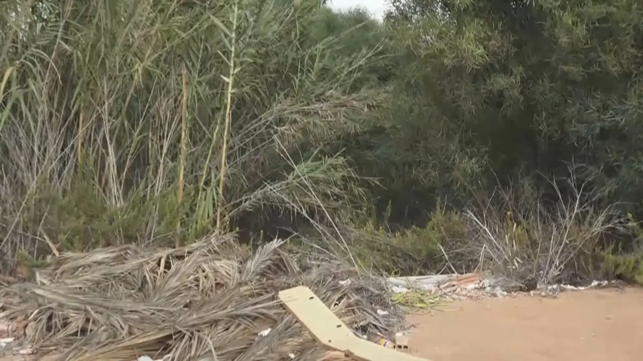Zona donde ha aparecido el cad&aacute;ver (foto: La 7)