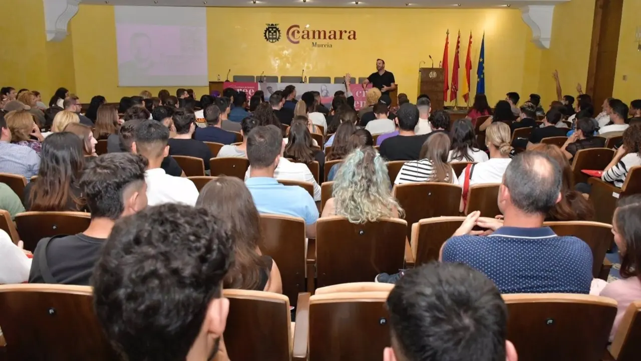 Charla en la C&aacute;mara de Comercio de Murcia