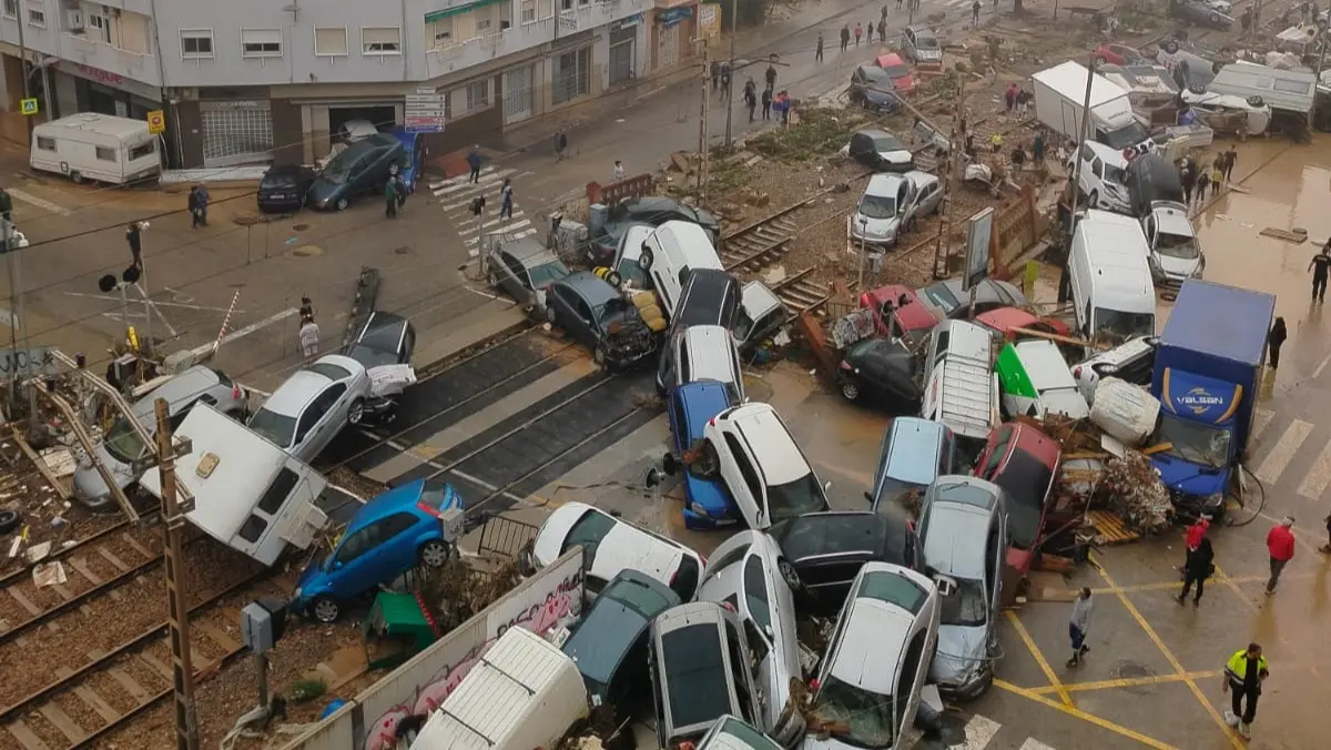 Coches afectados por la DANA EN Alfafar