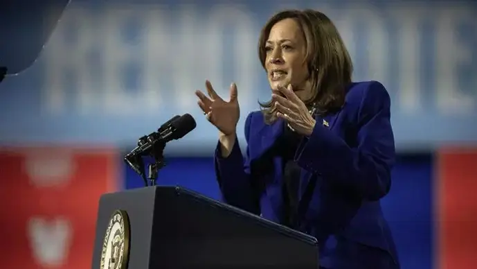Foto de archivo de Kamala Harris (foto: La 7)