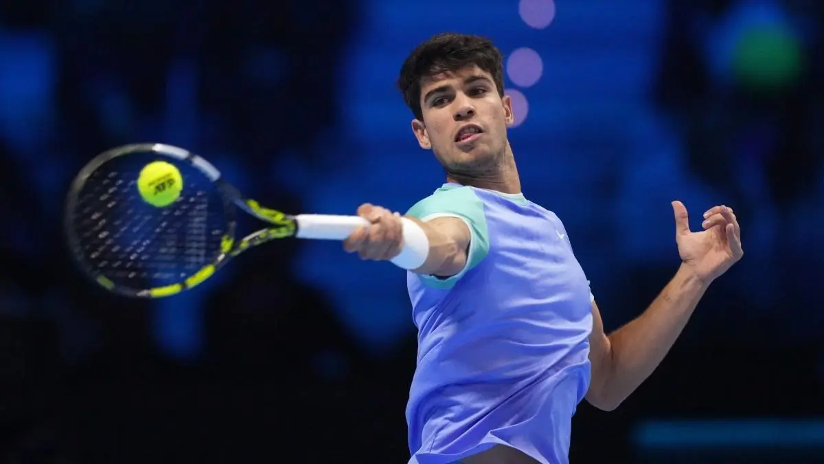 Carlos Alcaraz en las ATP Finals, en una foto de archivo