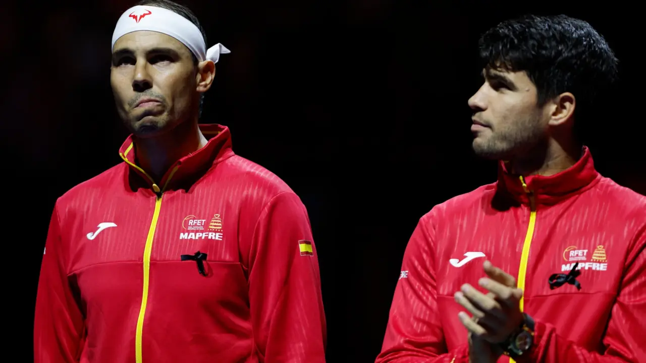 Nadal y Alcaraz, en la Copa Davis