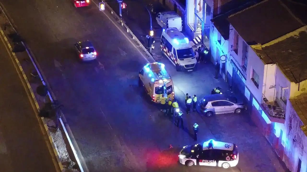 Accidente en Molina de Segura (foto: La 7)