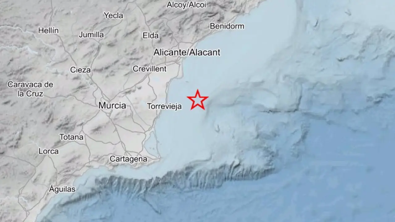 Terremoto en Cabo de Palos