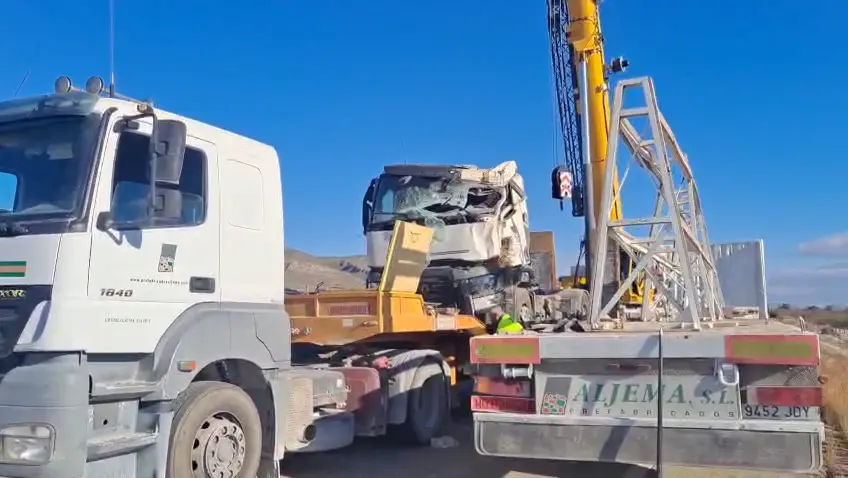Accidente en Jumilla (foto: La 7)