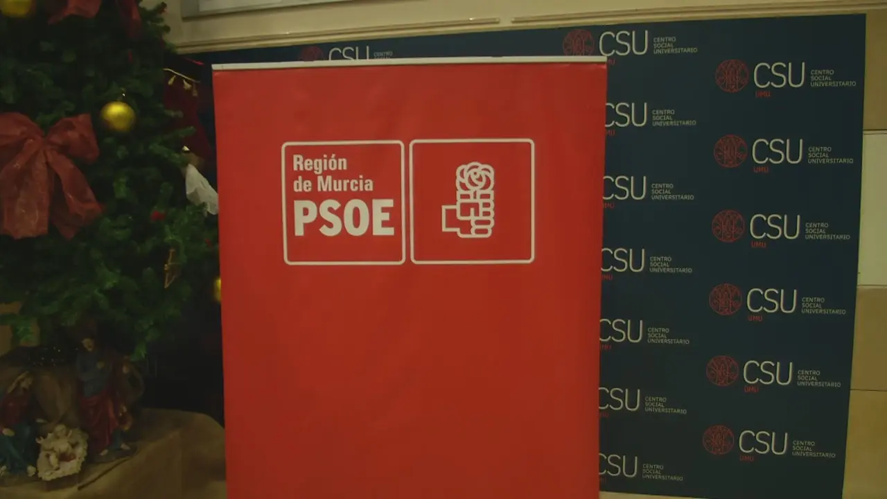 Imagen del interior de la sede del PSOE en la Regi&oacute;n de Murcia (foto: La 7)