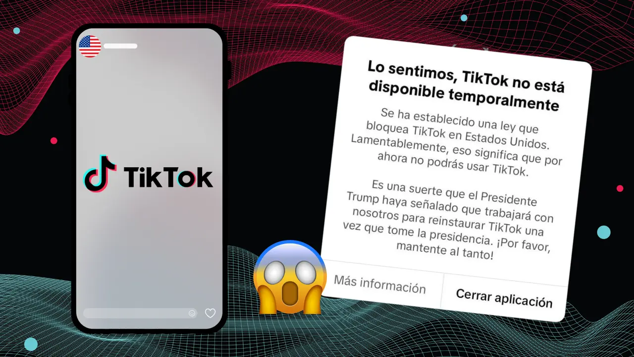 Adi&oacute;s "temporalmente" a TikTok en EEUU (foto: La 7)