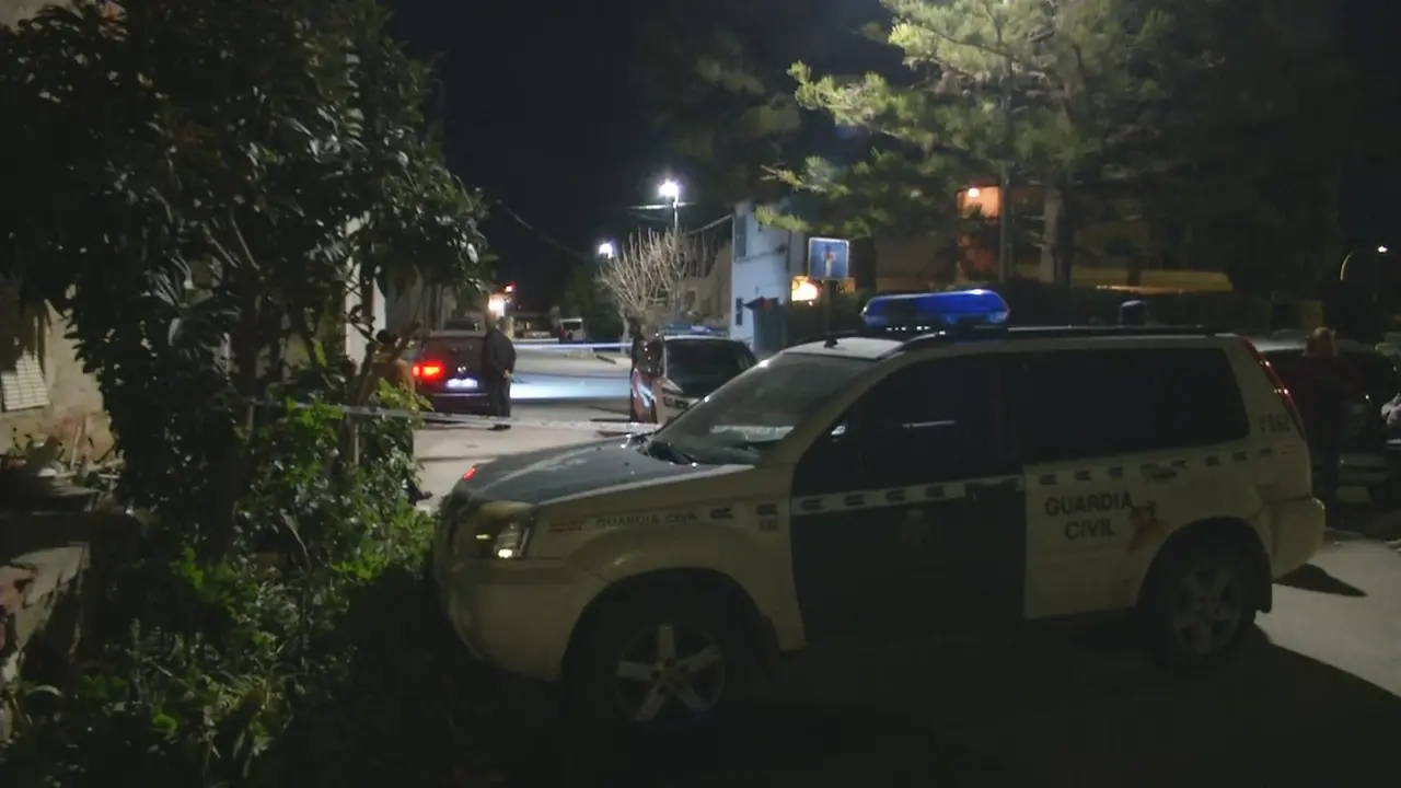 Lugar donde un hombre ha sido asesinado en Alquer&iacute;as