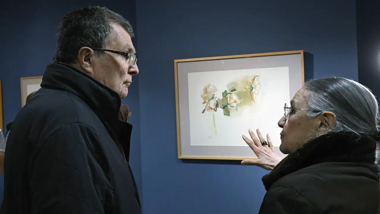 El alcalde de Murcia, Jos&eacute; Ballesta, inaugura esta nueva exposici&oacute;n con una selecci&oacute;n de una veintena de las 46 obras donadas
