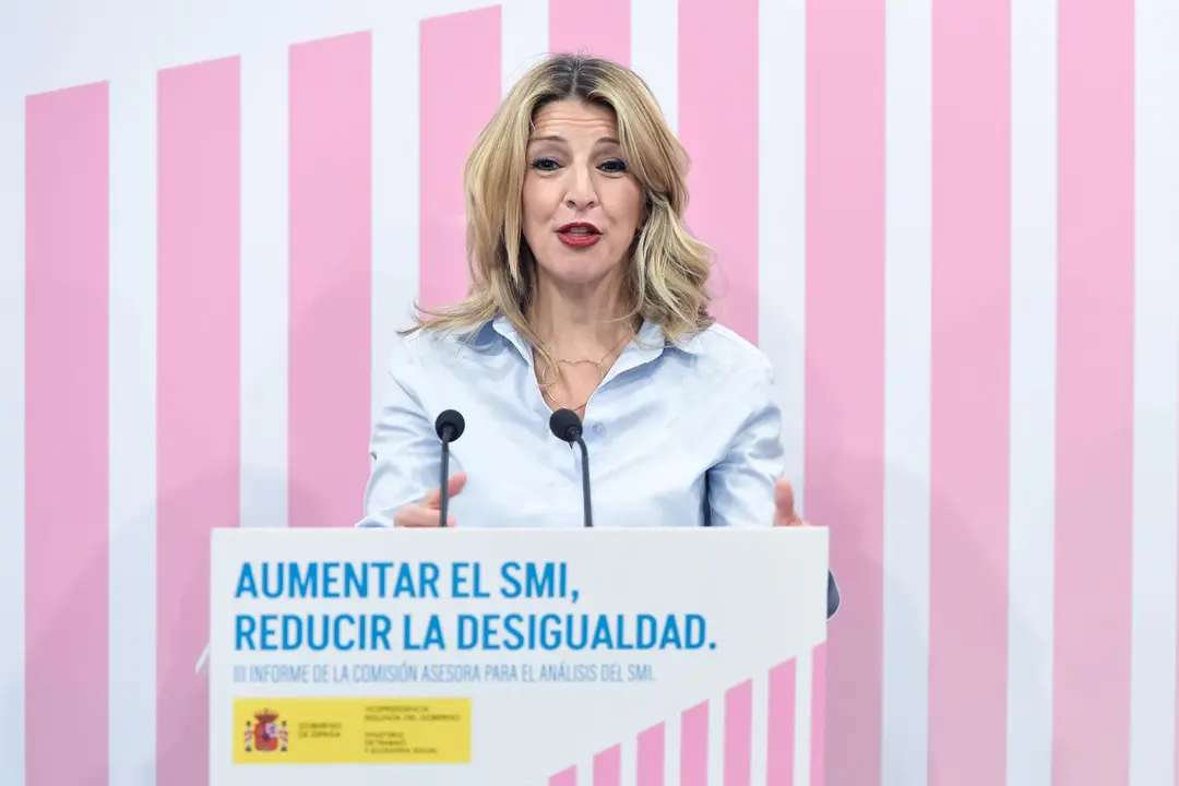 La vicepresidenta segunda del Gobierno y ministra de Trabajo y Econom&iacute;a Social, Yolanda D&iacute;az (foto: EP)