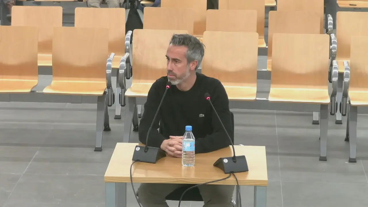 Jorge Vilda, exseleccionador del equipo espa&ntilde;ol absoluto de f&uacute;tbol femenino, declara en la Audiencia Nacional (foto: AN)