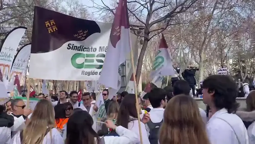 Protestas en Madrid (foto: La 7)