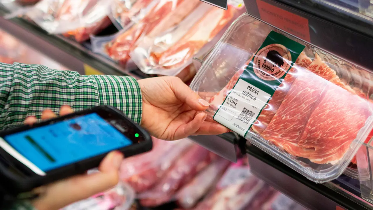 QR en uno de los productos de Mercadona