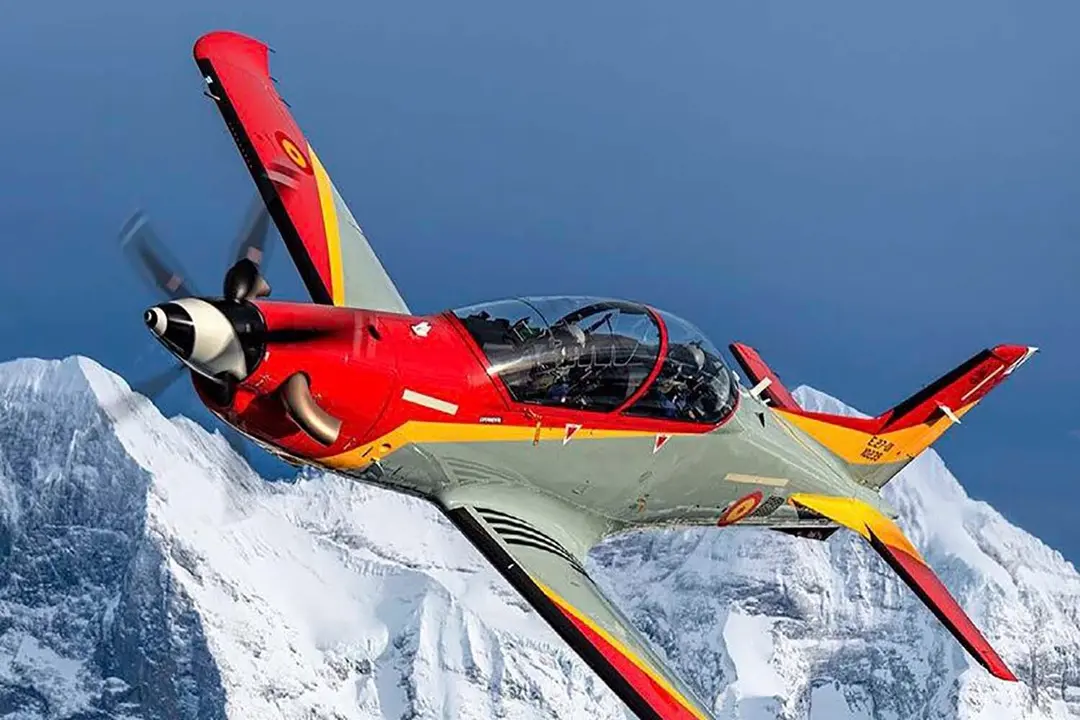 El nuevo Pilatus PC 21 de la Patrulla &Aacute;guila