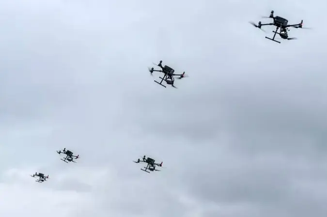Imagen de archivo de drones utilizados por las Fuerzas Armadas de Ucrania (foto: EP)
