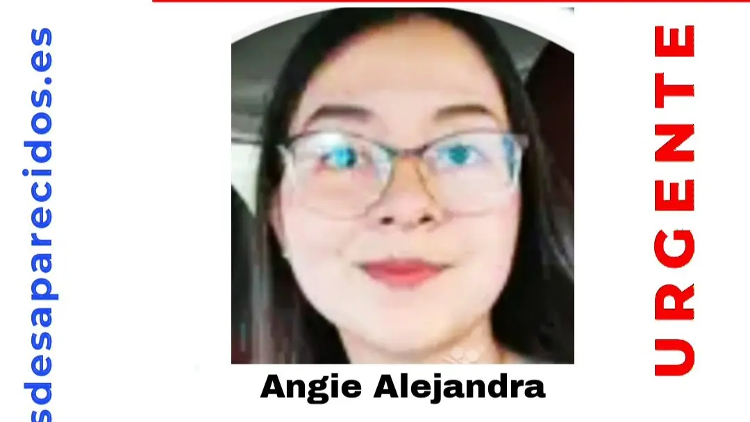 Angie Alejandra, joven de 22 a&ntilde;os desparecida en Murcia (foto: SOS Desaparecidos)