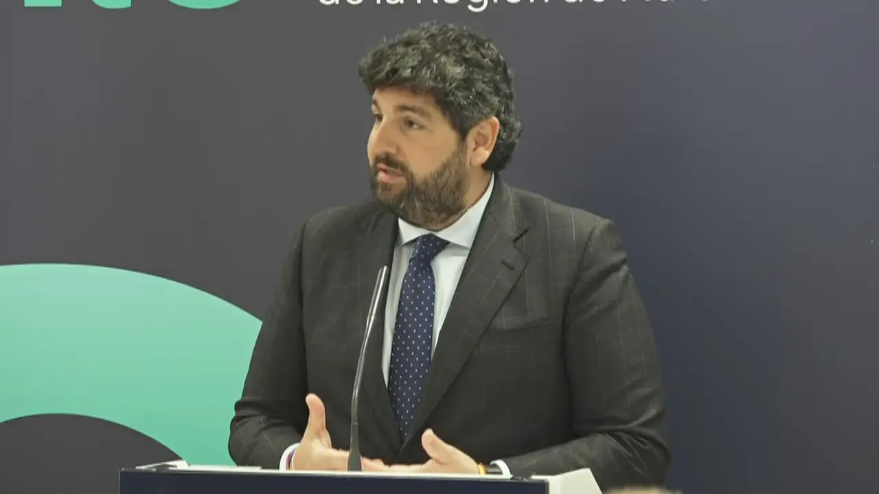 Fernando L&oacute;pez Miras, presidente de la Regi&oacute;n de Murcia (foto: La 7)
