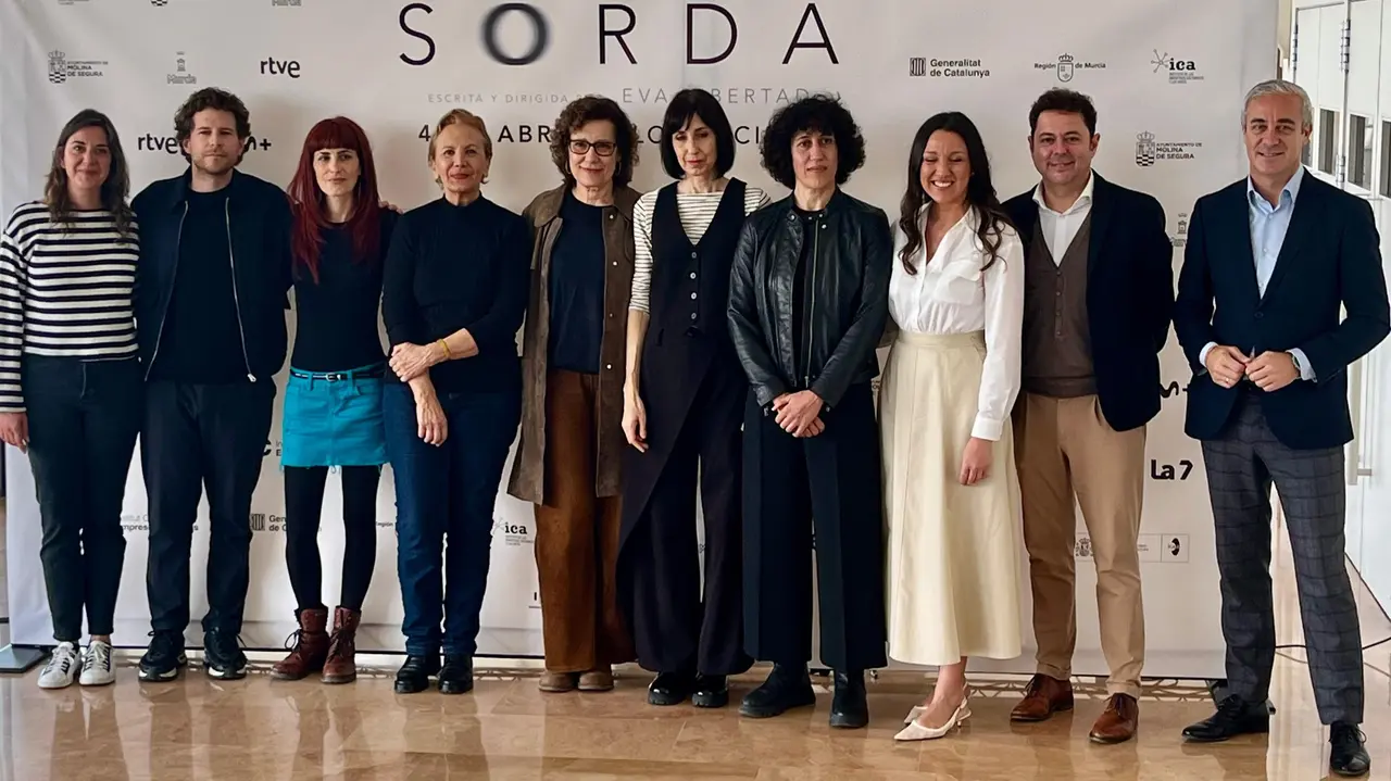 Imagen de la rueda de prensa de presentaci&oacute;n de 'Sorda'