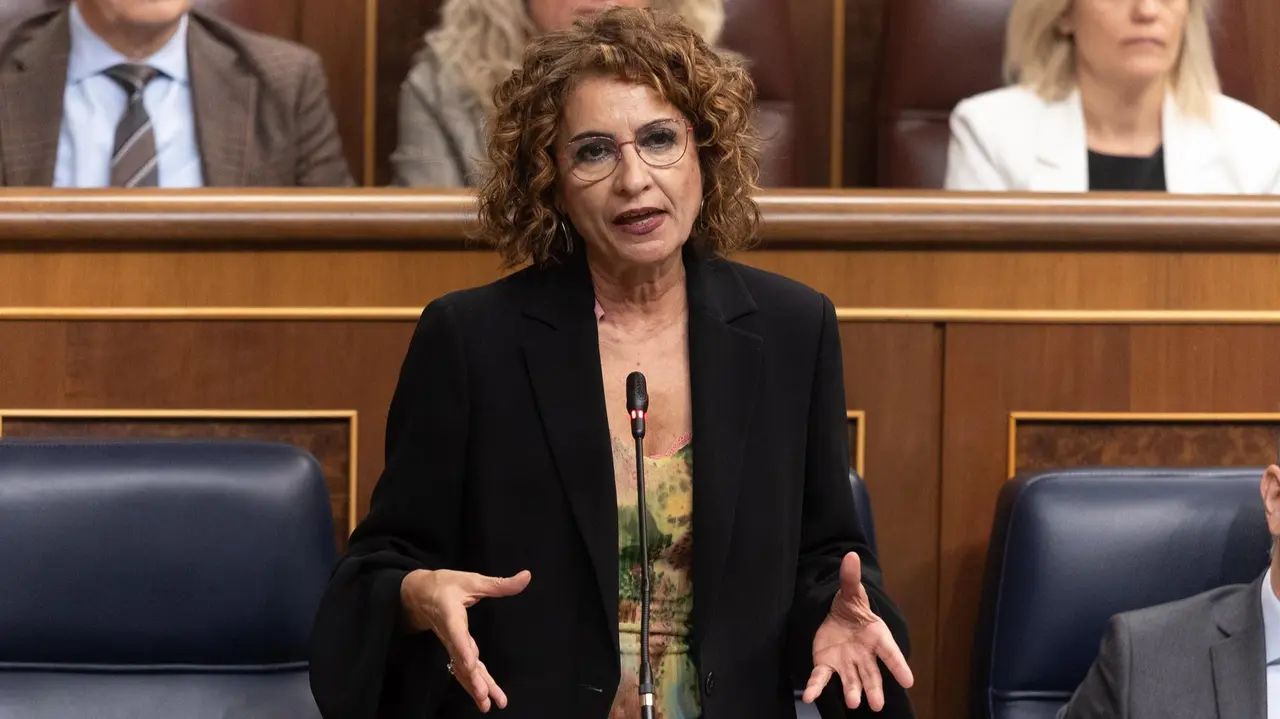 Maria Jes&uacute;s Montero durante la Sesi&oacute;n de Control al Gobierno de este mi&eacute;rcoles