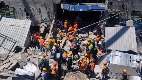 Discoteca que se ha derrumbado en la ciudad dominicana de Santo Domingo (foto: EP)