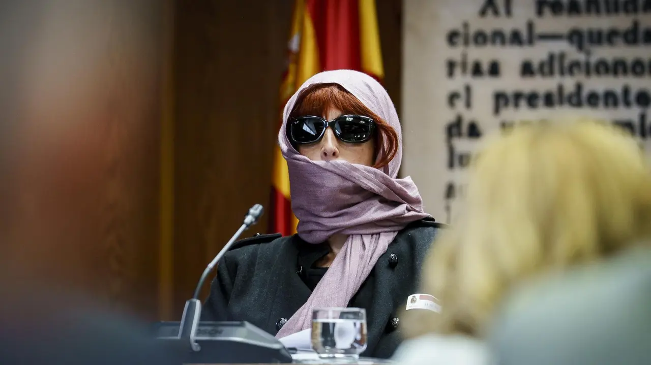 La expareja de Koldo Garc&iacute;a, Patricia U., en su comparecencia en la comisi&oacute;n de investigaci&oacute;n del Senado (foto: EP)
