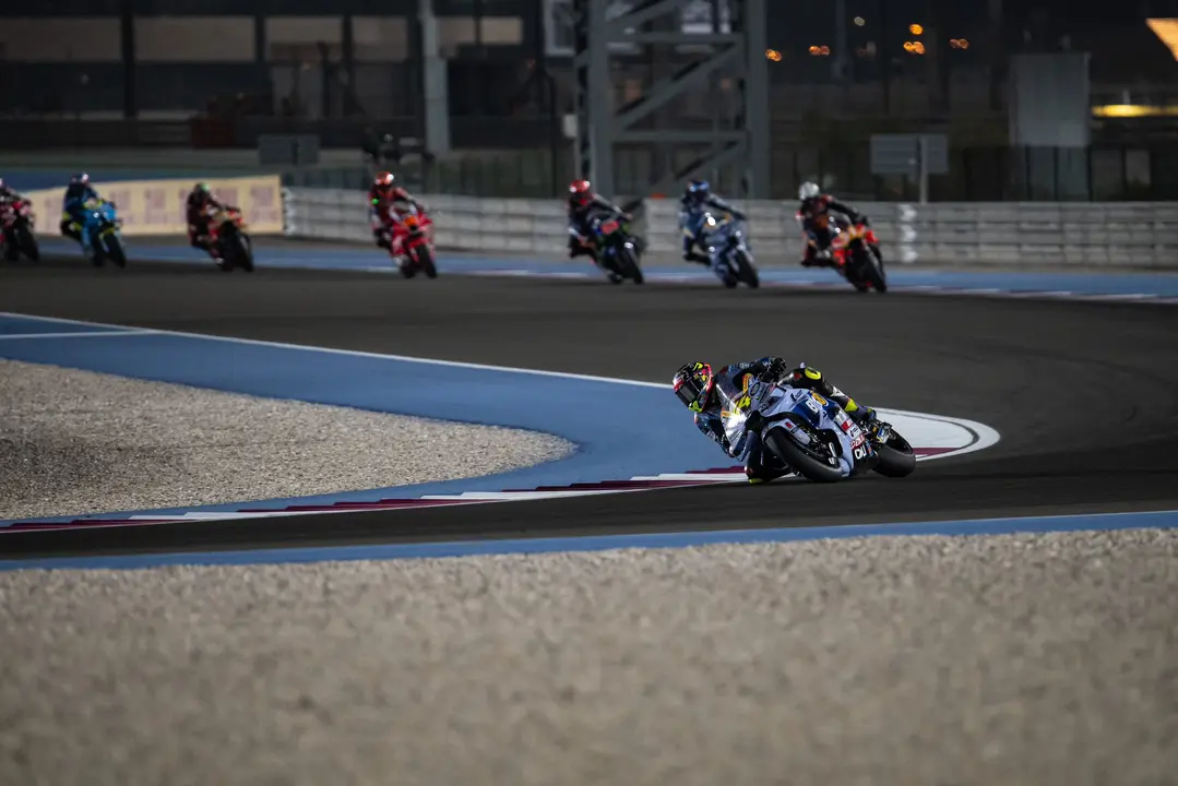 Ferm&iacute;n Aldeguer en su estreno en el GP de Catar en MotoGP (foto: Ferm&iacute;n Aldeguer)