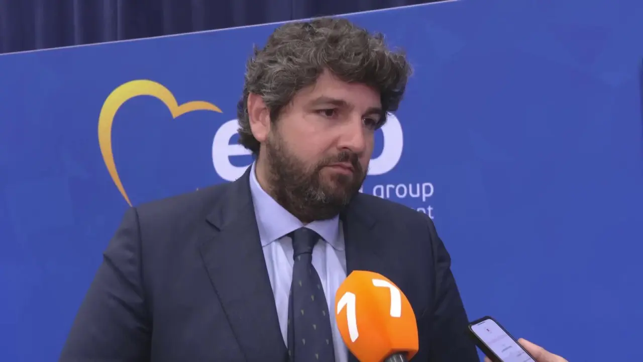 Fernando L&oacute;pez Miras, presidente de la Regi&oacute;n de Murcia (foto: La 7)