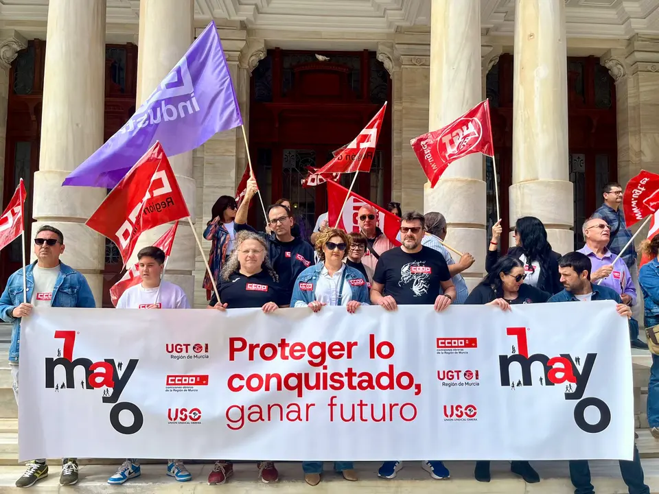 Manifestaci&oacute;n sindical en Cartagena