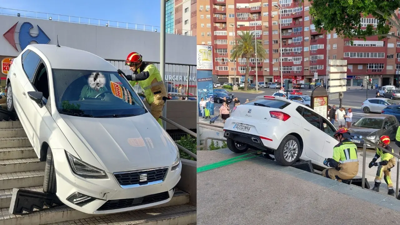 Veh&iacute;culo atrapado