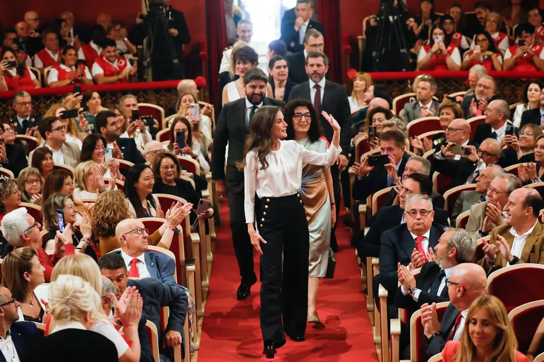 La reina Letizia, en el Teatro Romea