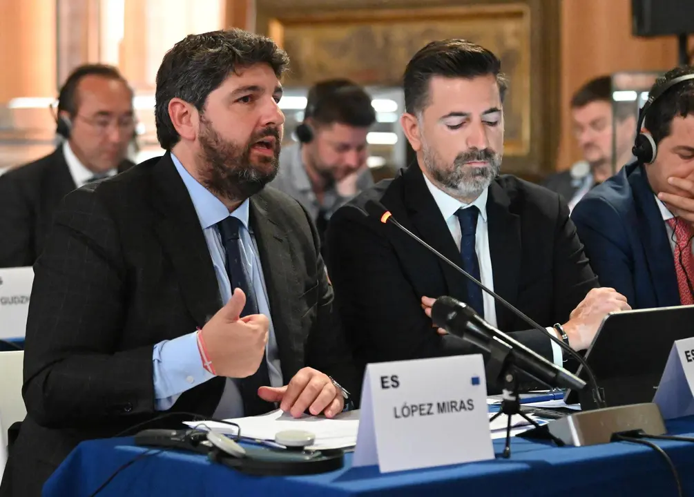 El presidente de la Comunidad, Fernando L&oacute;pez Miras, particip&oacute; hoy en la reuni&oacute;n de la Comisi&oacute;n de Recursos Naturales del Comit&eacute; Europeo de las Regiones, celebrada en Venecia