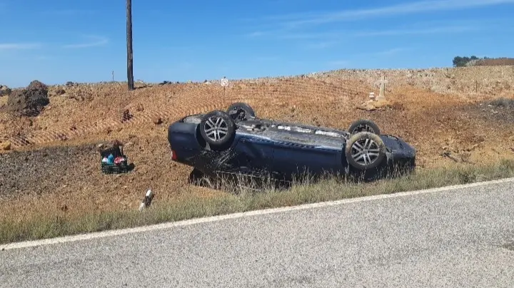 Accidente en La Uni&oacute;n (foto: 1-1-2)