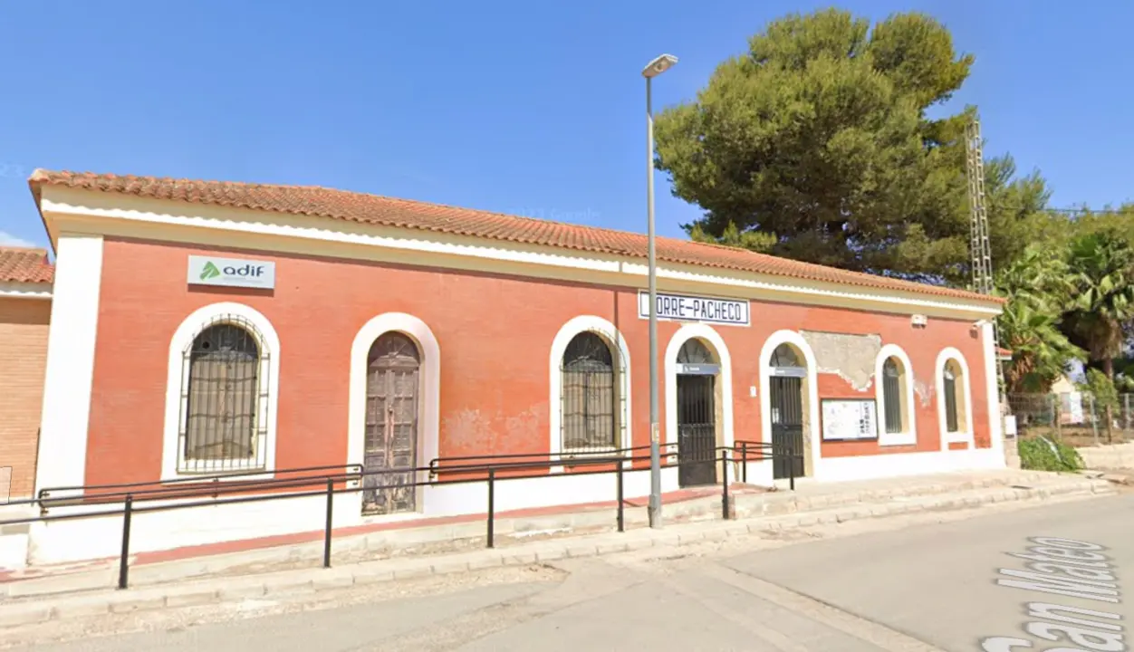 Estaci&oacute;n de tren de Torre Pacheco