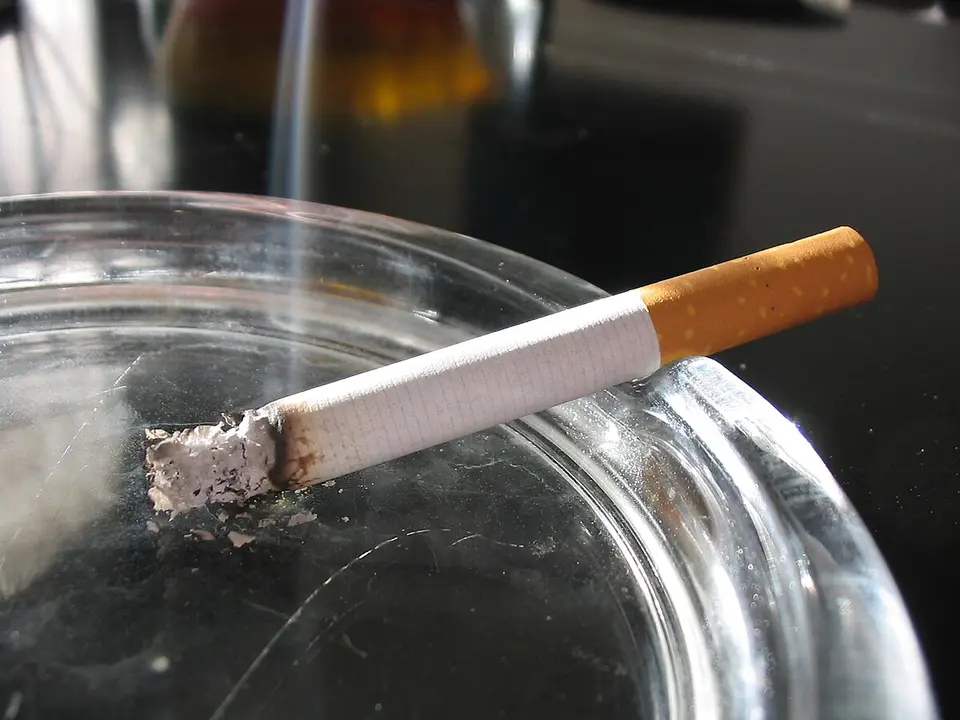 Imagen de archivo de un cigarrillo