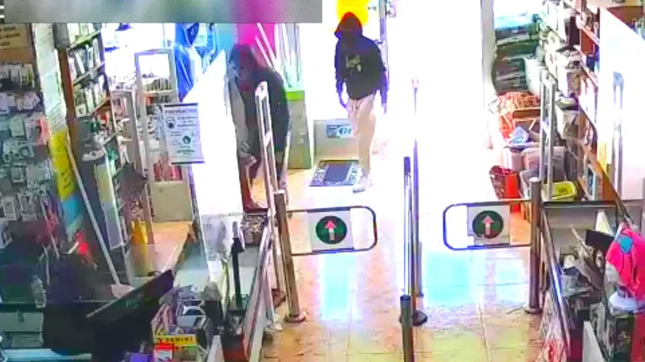 Captura de una c&aacute;mara de videovigilancia del establecimiento (foto: GC)