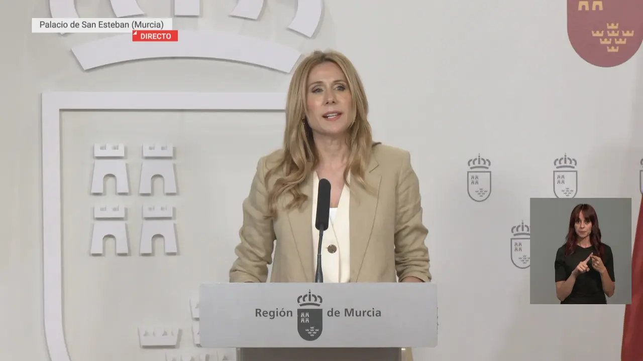 Consejera de Empresa, Empleo y Econom&iacute;a Social de la Regi&oacute;n de Murcia (foto: La 7)
