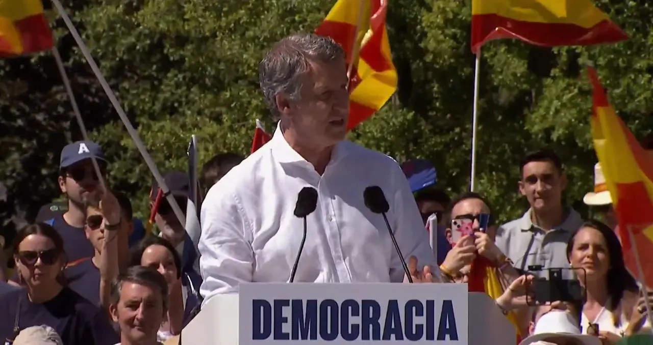 Feij&oacute;o en la manifestaci&oacute;n de este 8 de junio en Madrid | Foto: Europa Press