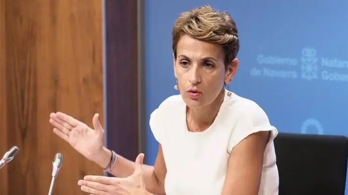 La presidenta del Gobierno de Navarra, Mar&iacute;a Chivite (foto: EP)