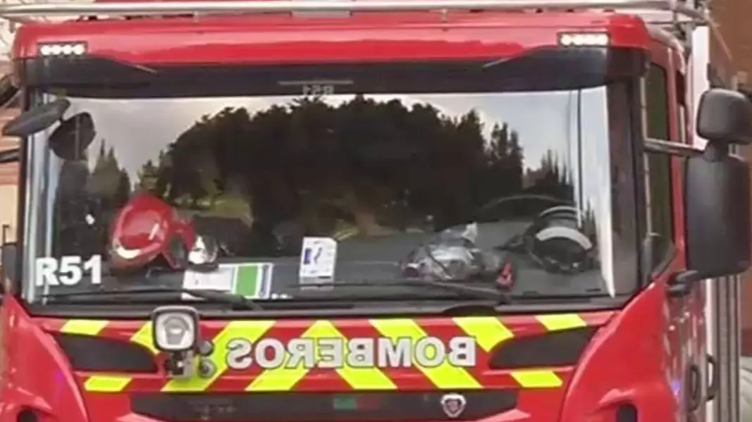 Veh&iacute;culo de bomberos de Murcia (foto: La 7)