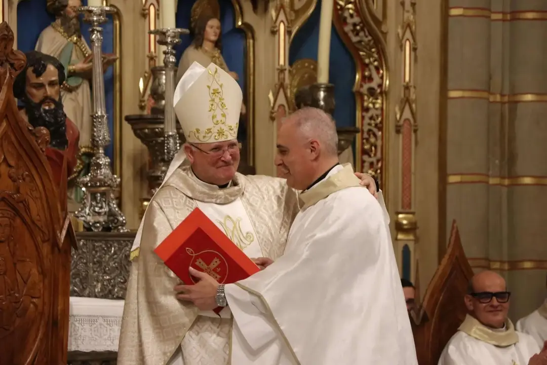 Jos&eacute; Manuel Lorca Planes, en la celebraci&oacute;n de sus bodas de oro sacerdotales en la Catedral de Murcia