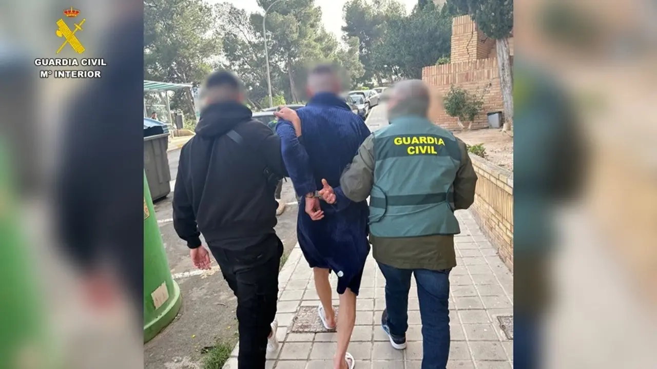 Momento de la detenci&oacute;n (foto: GC)