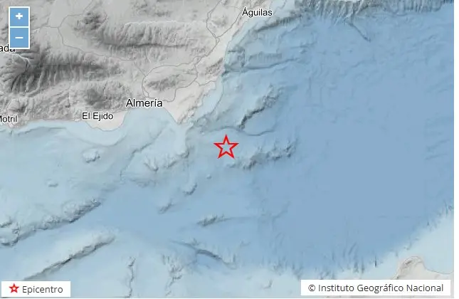 Terremoto en el Mediterr&aacute;neo (foto: IGN)