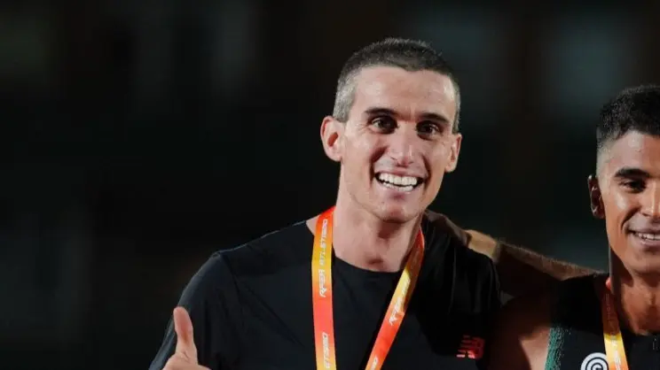 Mariano Garc&iacute;a, plata en el Campeonato de Espa&ntilde;a en 800 metros (foto: RFEA)