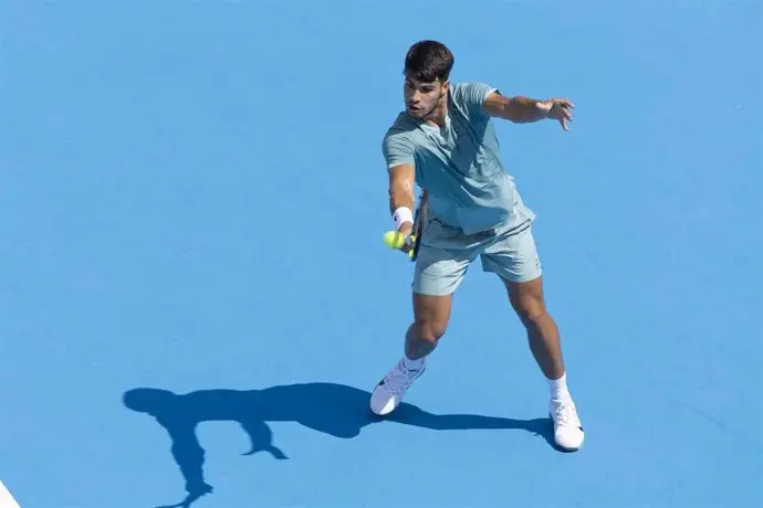 Carlos Alcaraz en el torneo de Cincinnati (foto: EP)