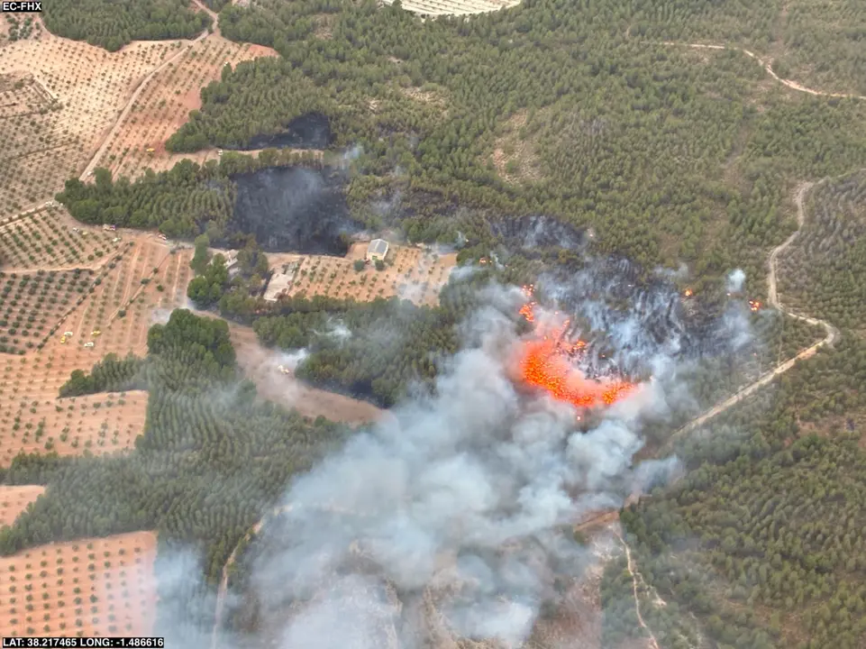 Incendios en la Regi&oacute;n de Murcia