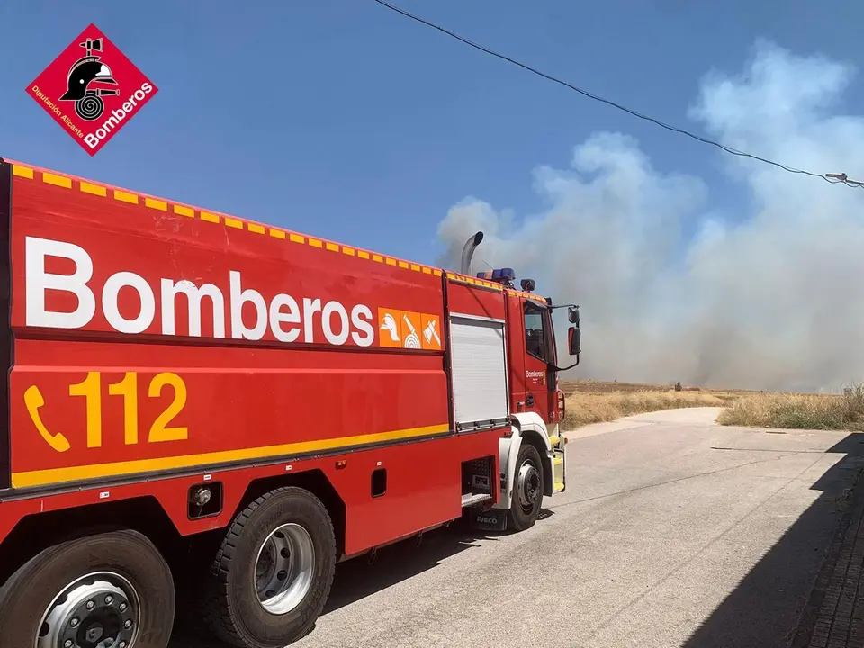 Imagen de archivo de un cami&oacute;n del Consorcio Provincial de Bomberos de Alicante