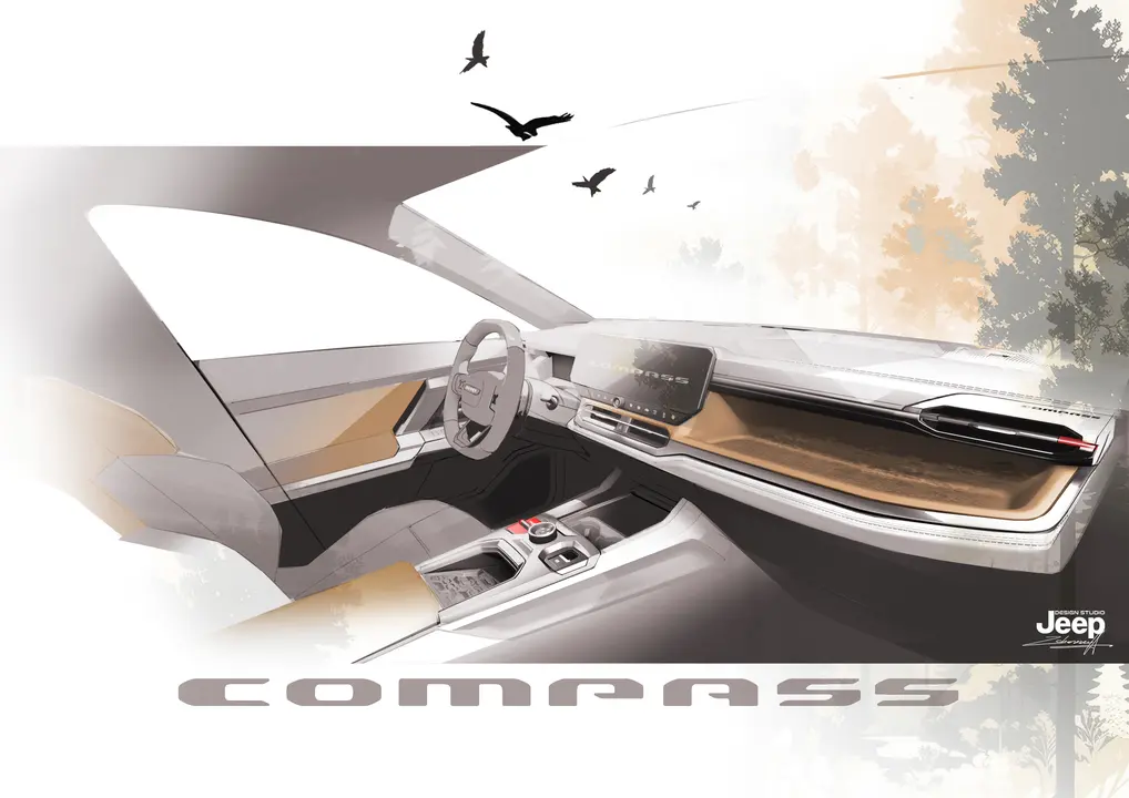 New Compass 4xe interior