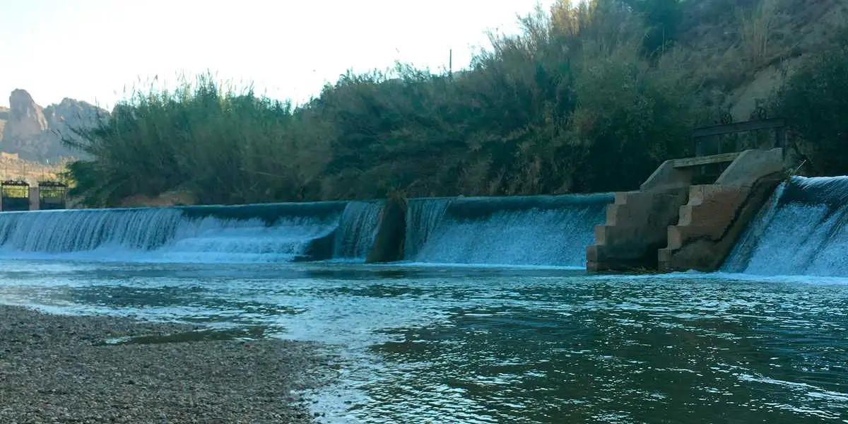 R&iacute;o Segura a su paso por Abar&aacute;n